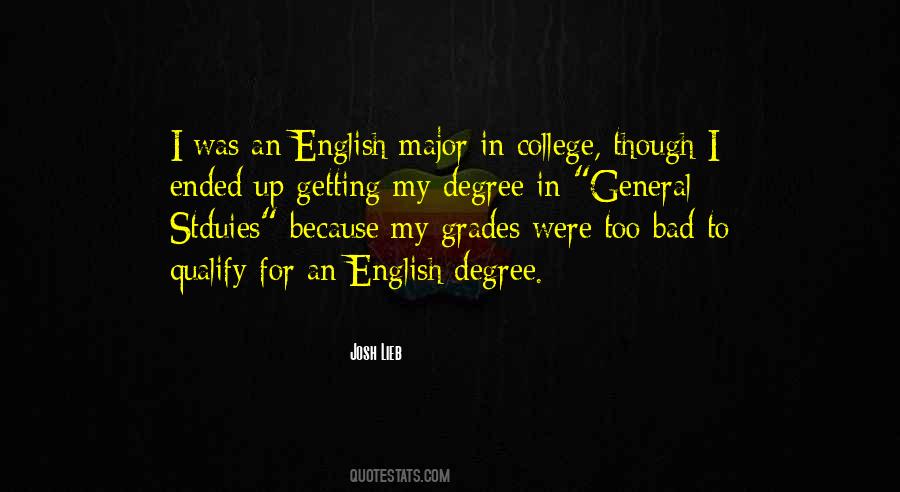 Bad English Quotes #855524
