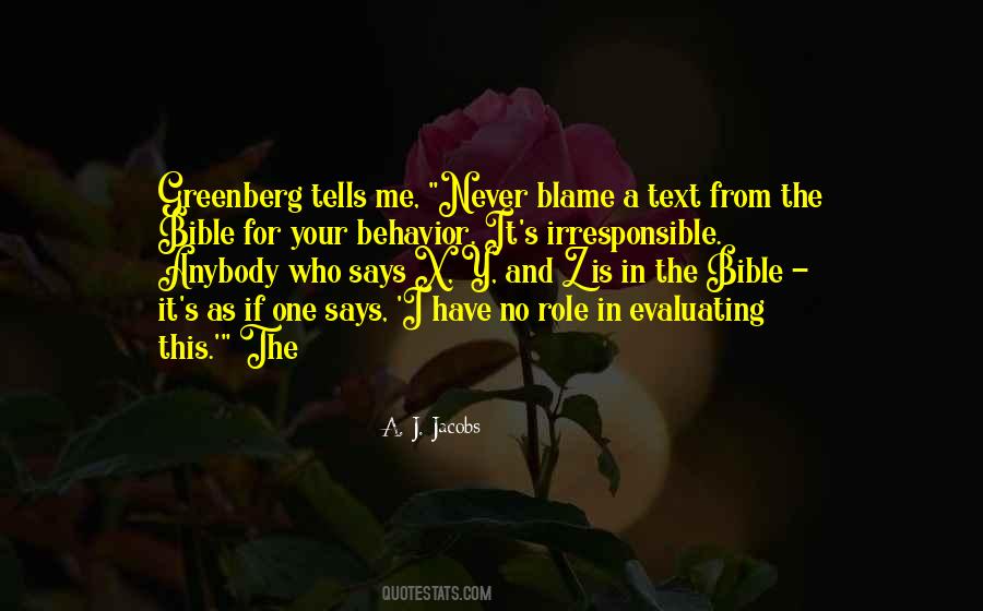 Blame No One Quotes #1330770