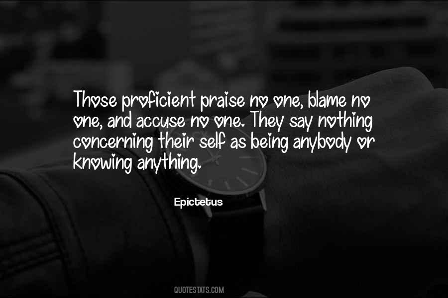 Blame No One Quotes #1416365