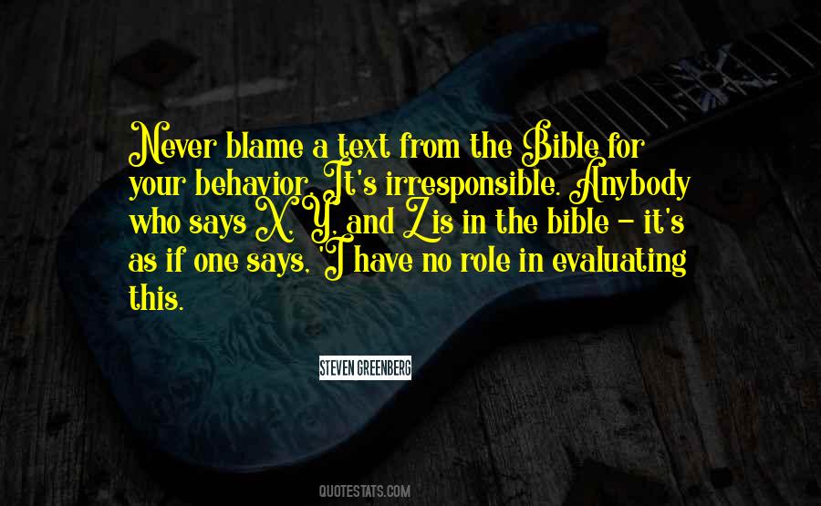 Blame No One Quotes #604912