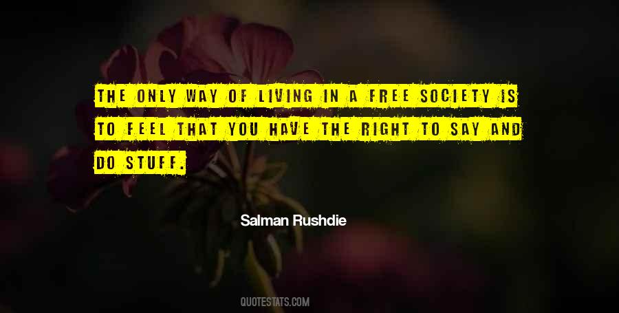 Living In A Society Quotes #695411