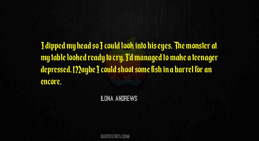 Monster In My Head Quotes #458521