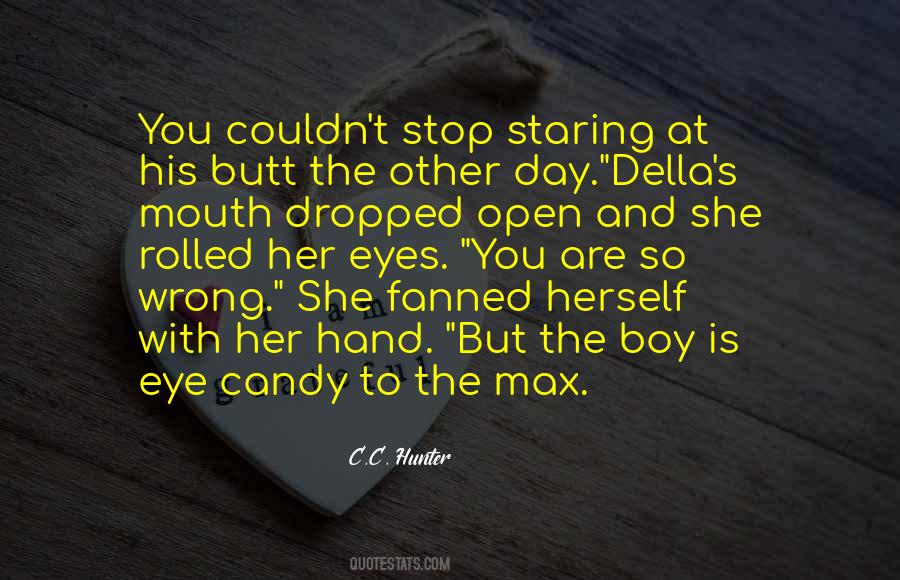 Boy Eyes Quotes #496821