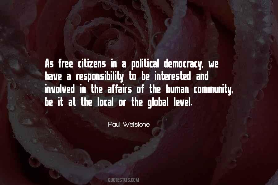 Community Responsibility Quotes #1001712