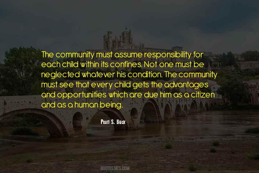 Community Responsibility Quotes #1366639