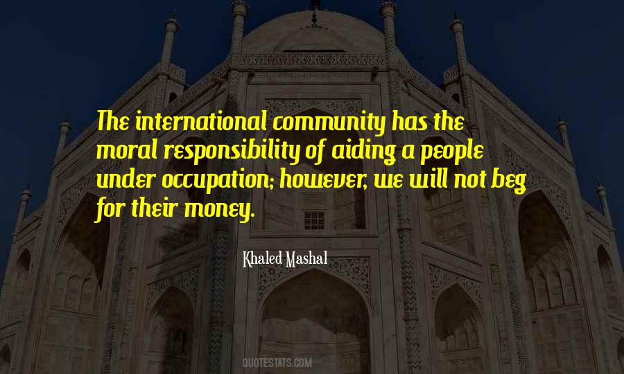 Community Responsibility Quotes #1469521