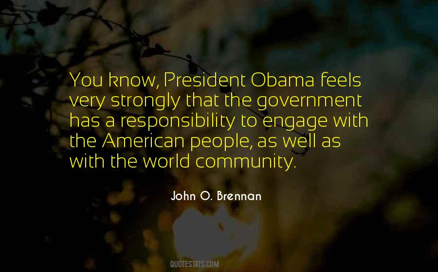 Community Responsibility Quotes #317467