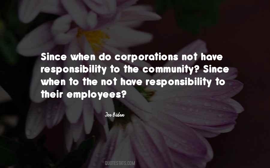Community Responsibility Quotes #331010