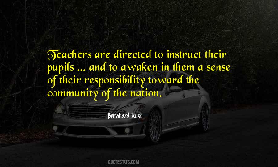 Community Responsibility Quotes #396743