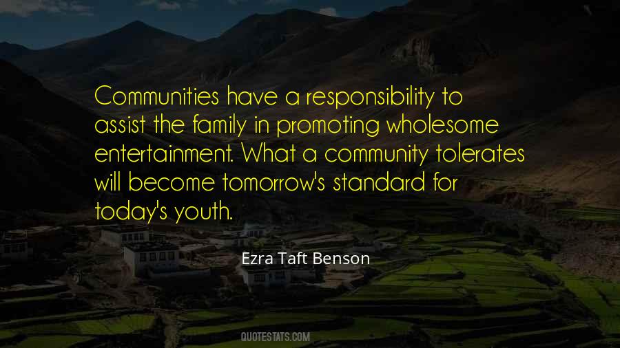 Community Responsibility Quotes #577593