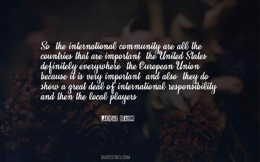 Community Responsibility Quotes #647102