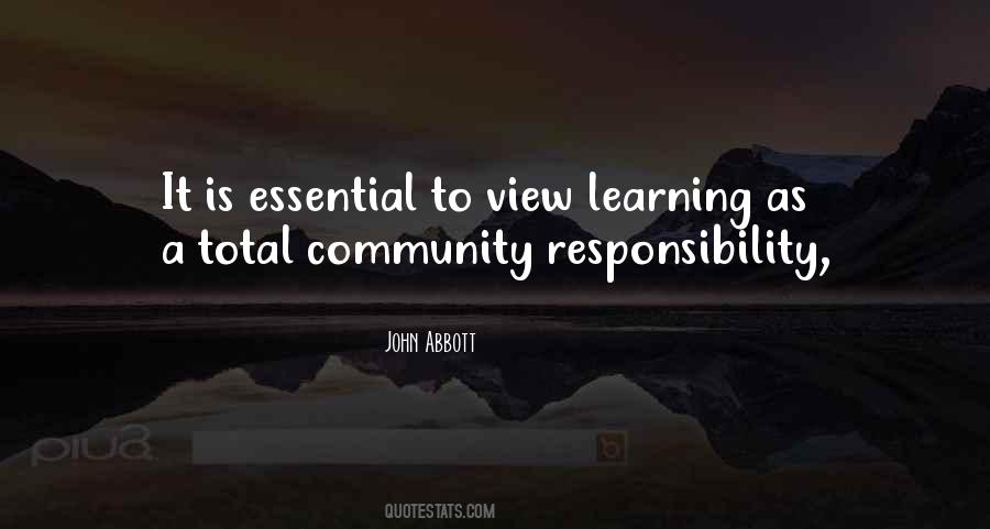 Community Responsibility Quotes #696544