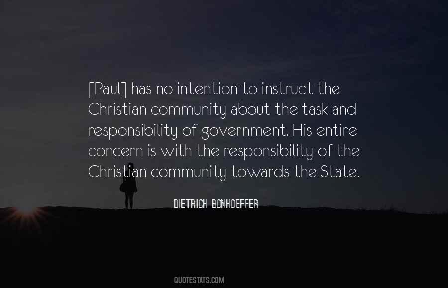 Community Responsibility Quotes #924930