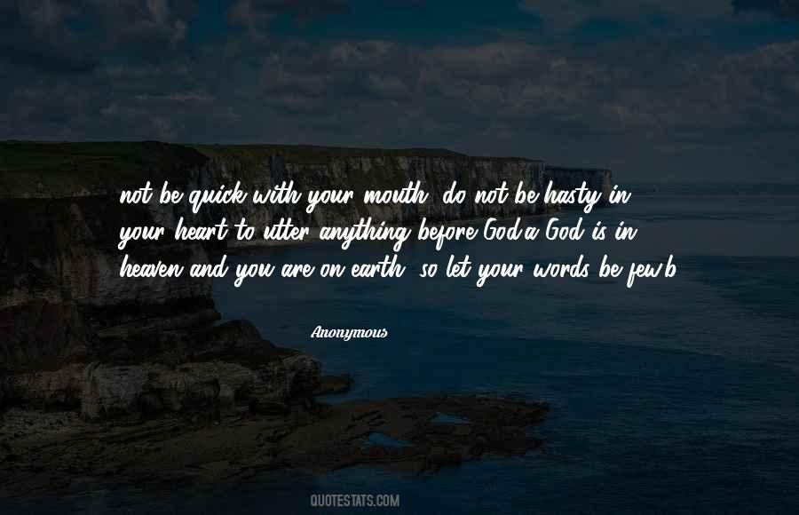 Words Are Few Quotes #1337505