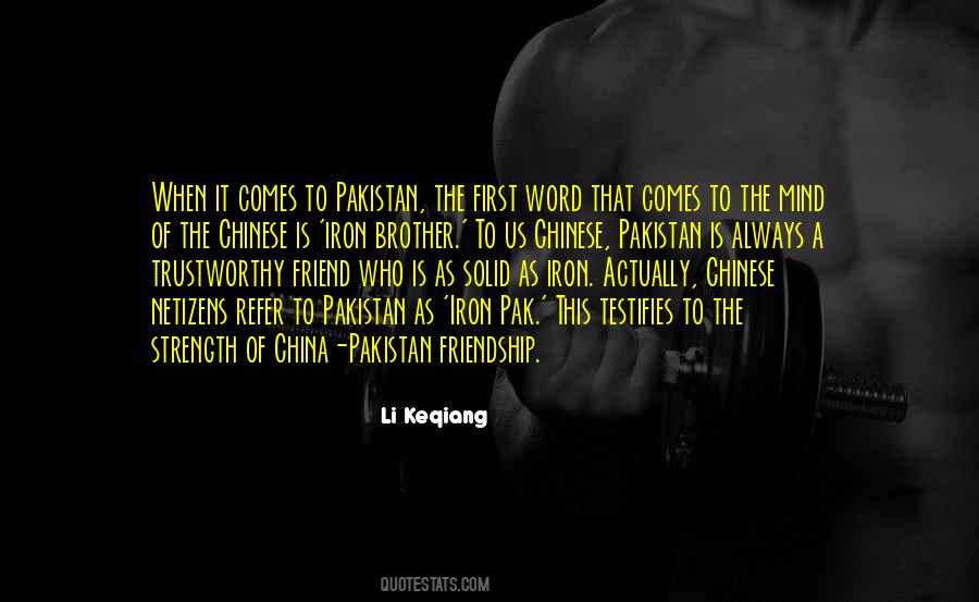 Iron Word Quotes #1833779
