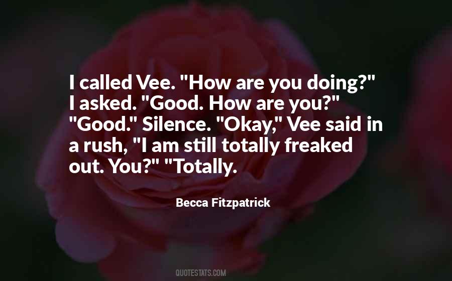 Am Doing Good Quotes #54275