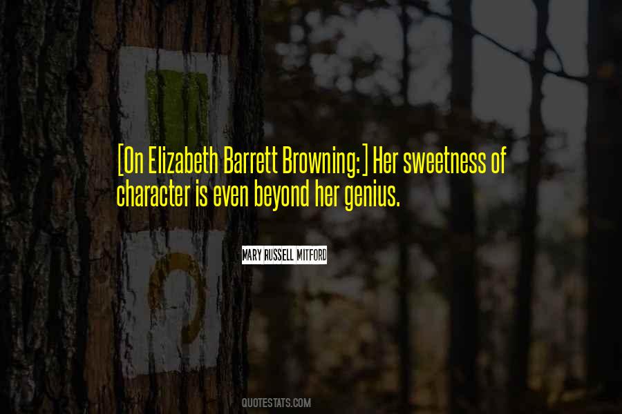 Elizabeth Barrett Quotes #1248477