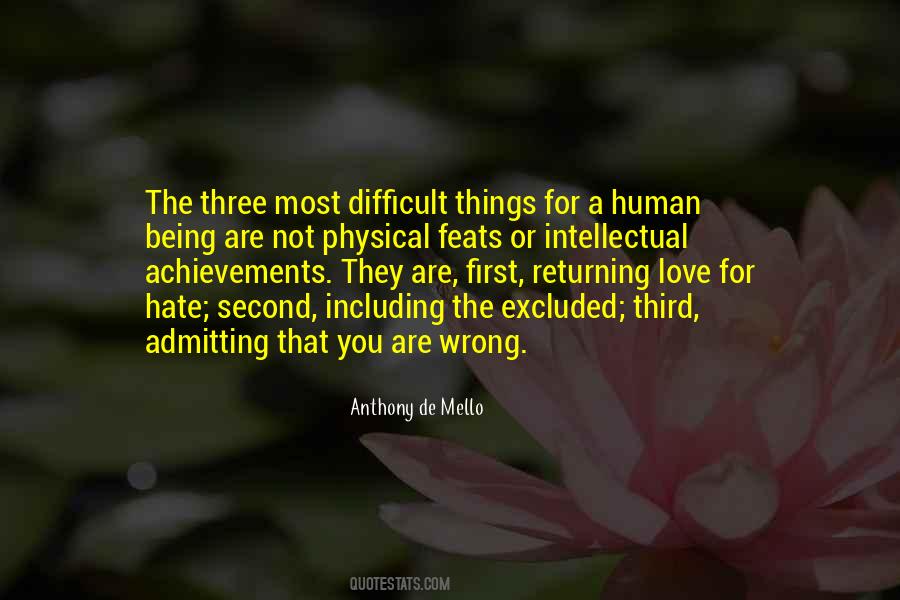 Being Human First Quotes #1450765