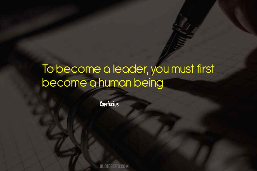 Being Human First Quotes #980445