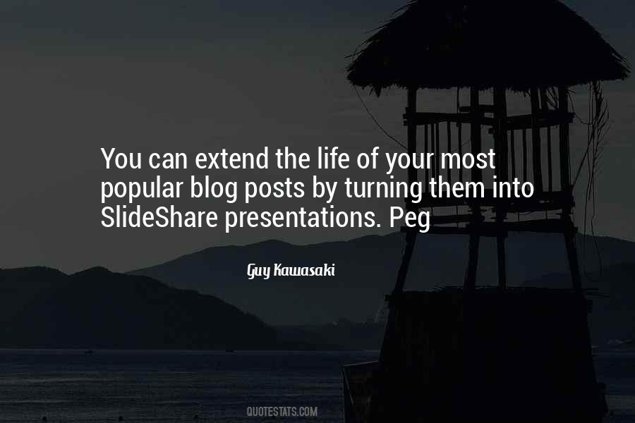 Blog Life Quotes #1392430