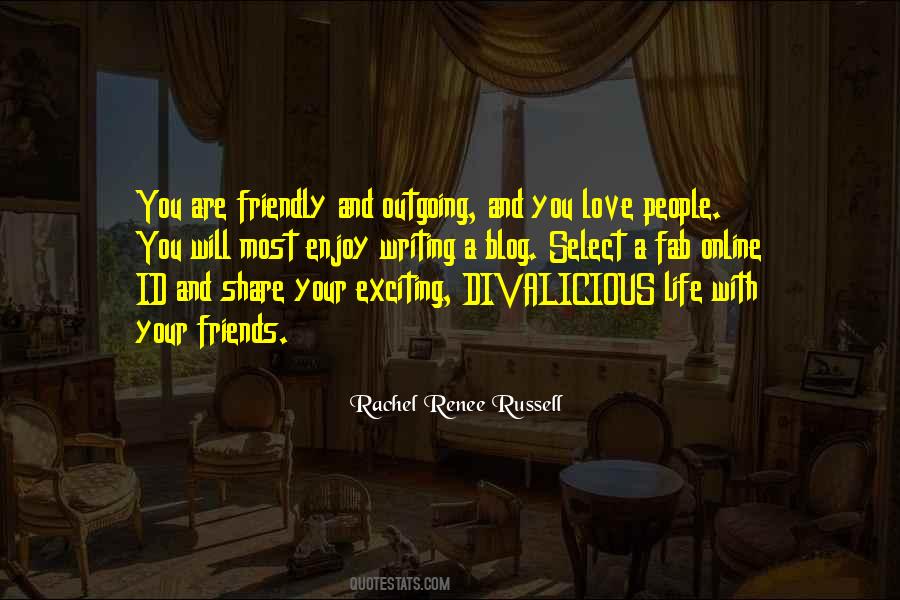 Blog Life Quotes #722259