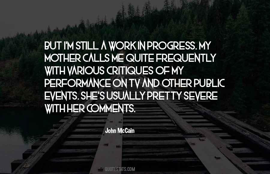 Still In Progress Quotes #876736