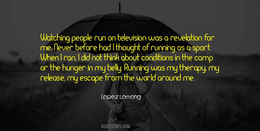 Running Is Therapy Quotes #821088