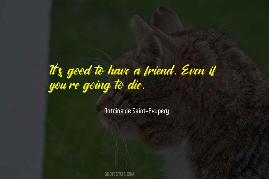 To Have A Good Friend Quotes #144989