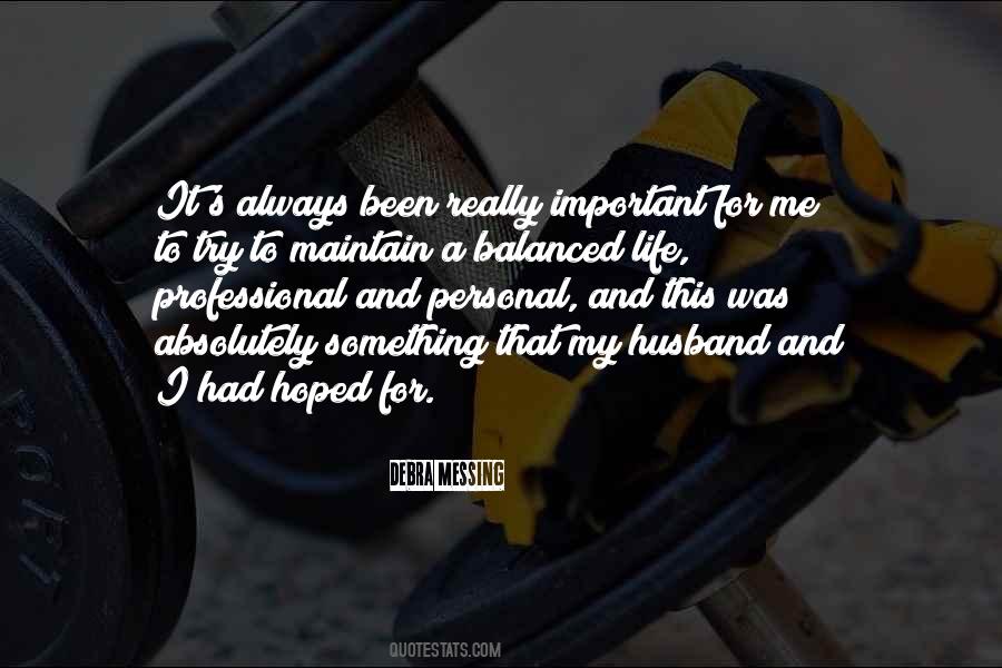 Me And My Husband Quotes #437180
