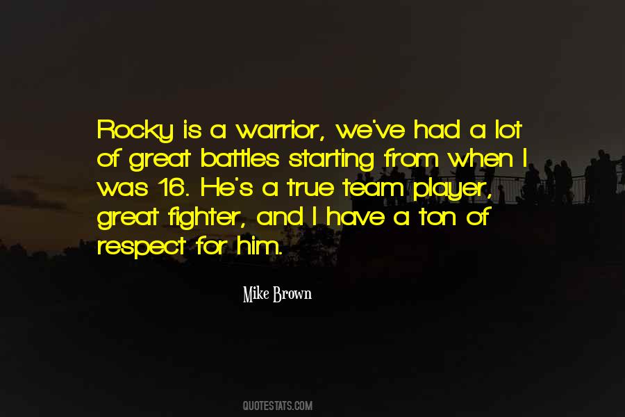 Great Fighter Quotes #806507