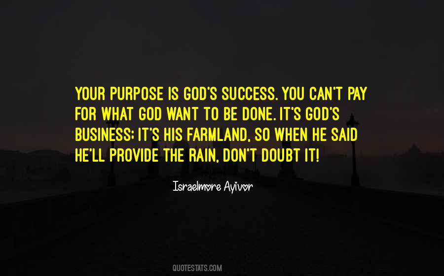 Success Purpose Quotes #1548071