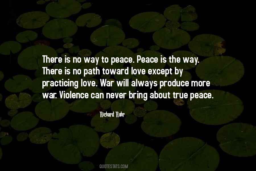 Peace Violence Quotes #1179925
