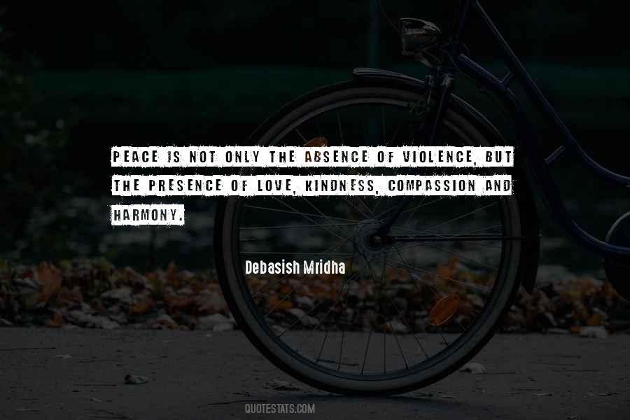 Peace Violence Quotes #1254531
