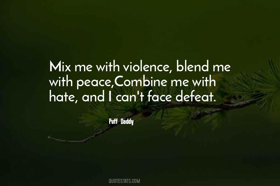 Peace Violence Quotes #160727