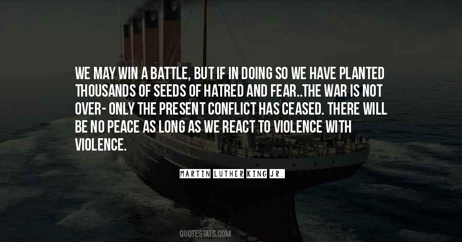 Peace Violence Quotes #341923