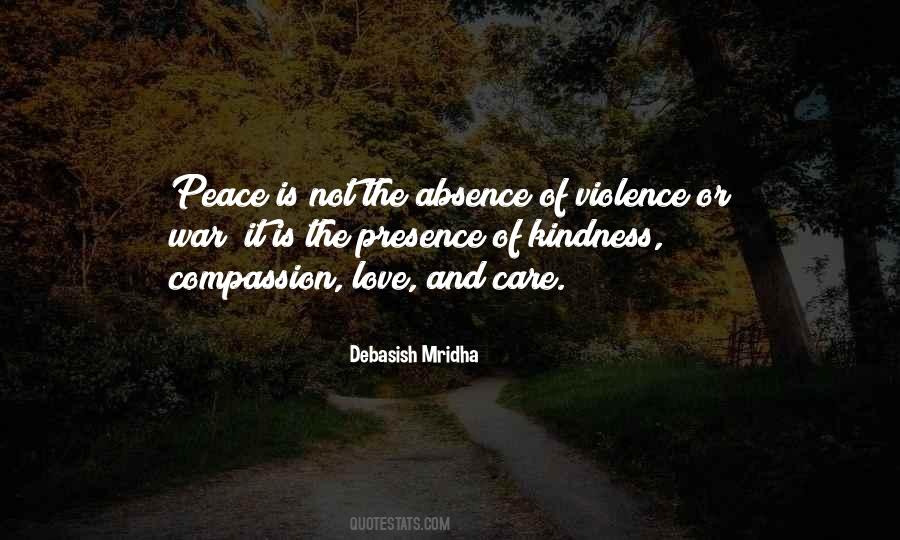 Peace Violence Quotes #538825