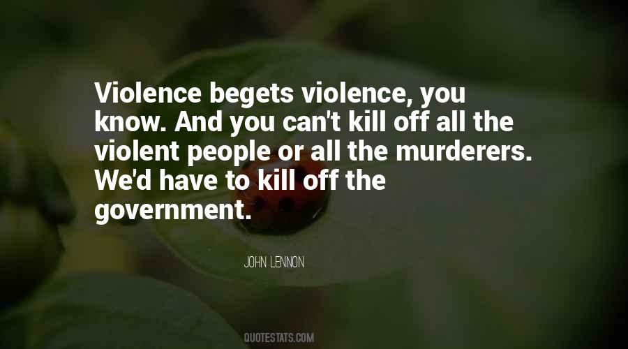 Peace Violence Quotes #746049