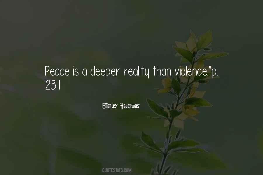 Peace Violence Quotes #954533