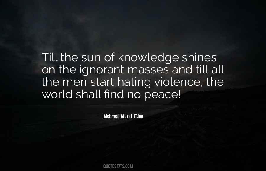 Peace Violence Quotes #998323