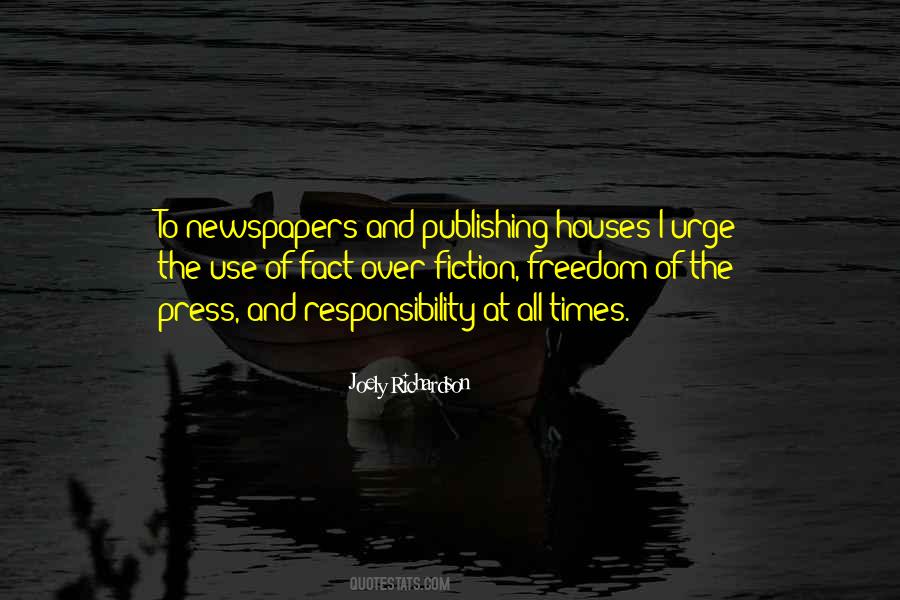 Freedom Responsibility Quotes #1519620