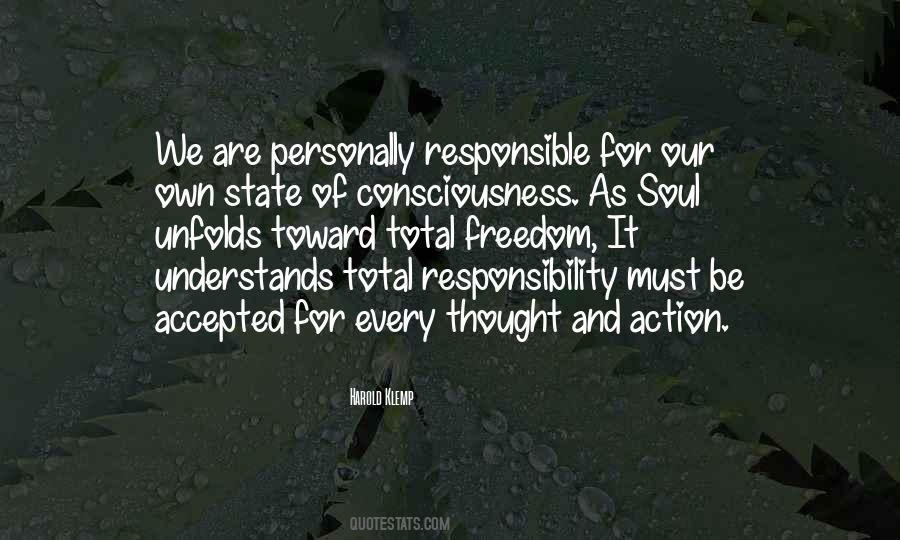 Freedom Responsibility Quotes #1596739