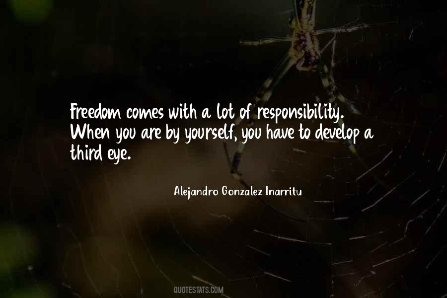 Freedom Responsibility Quotes #1687033