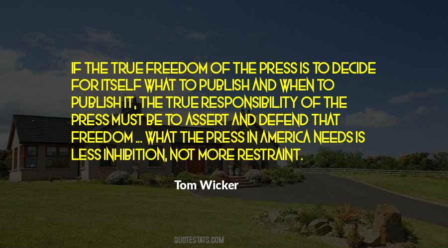 Freedom Responsibility Quotes #687098