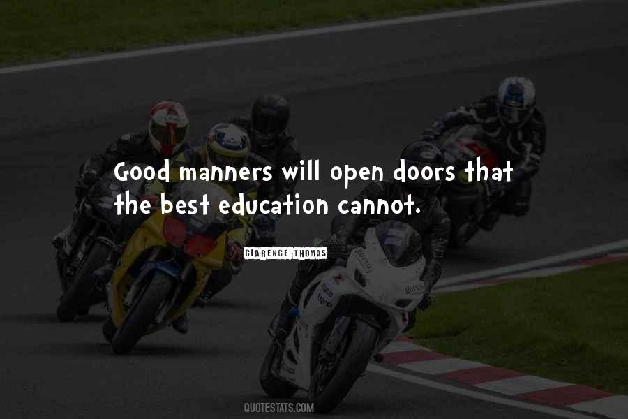 Best Manners Quotes #1393226