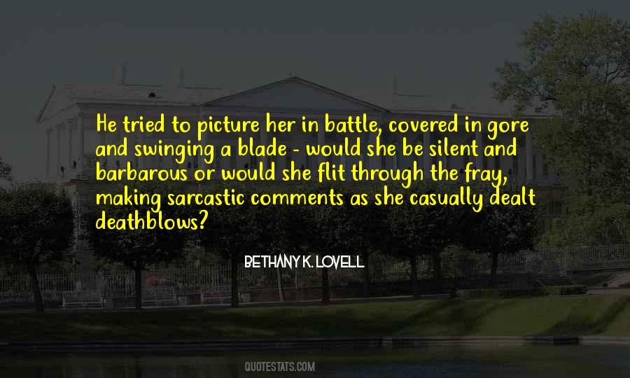 Battle Through Quotes #1186934