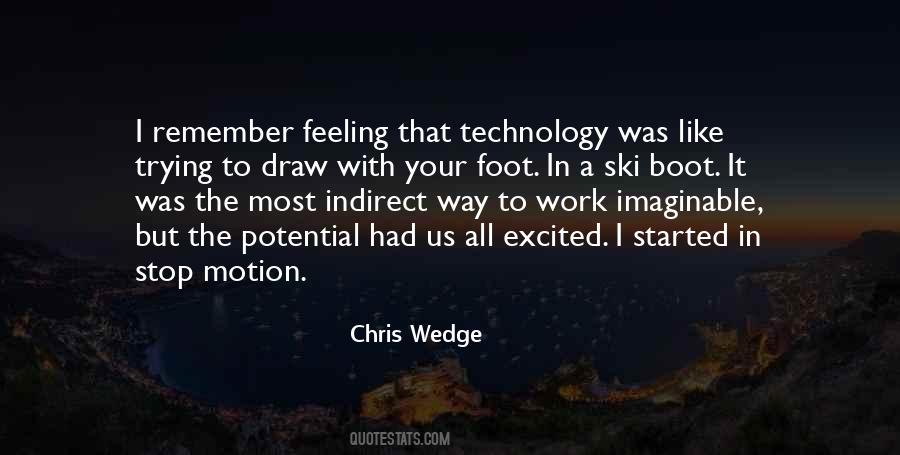 Quotes About A Wedge #993894