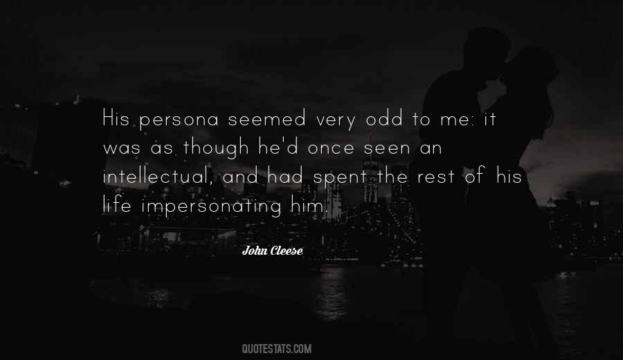 Quotes About Impersonating #143920