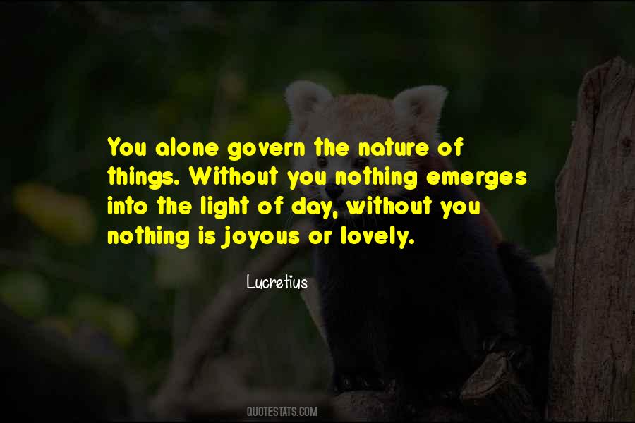 Alone Day Quotes #82613