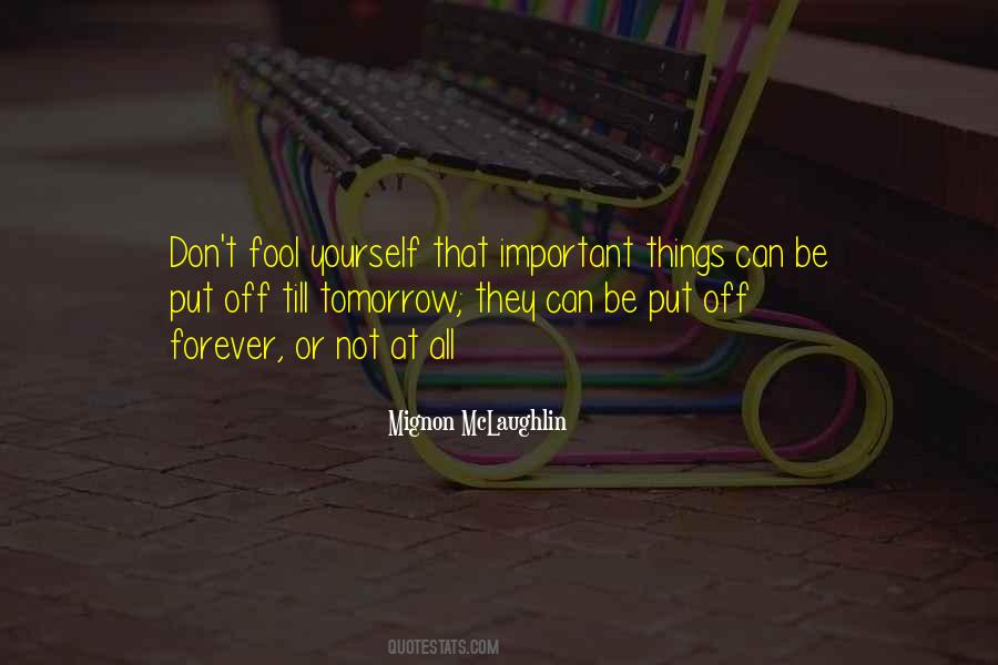 Not At All Important Quotes #1307937
