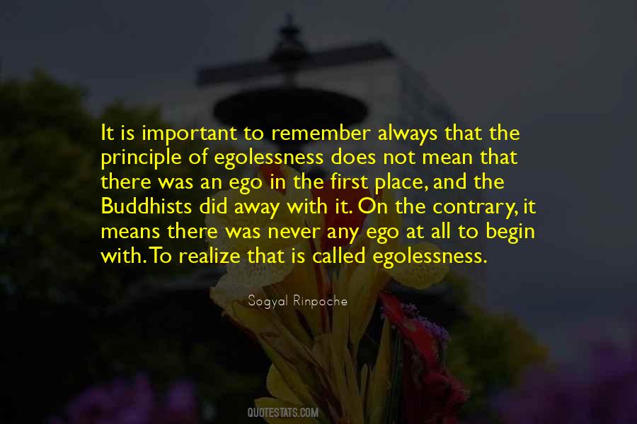 Not At All Important Quotes #1531965